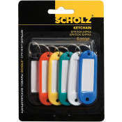 Брелоки для ключів набір 6шт., асорті, 4401, Scholz