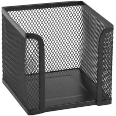 Бокс для паперу, 100х100x100мм, металевий, чорний, TM Axent