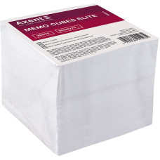 Блок паперу для нотаток, не склеєний, 90х90мм, 740арк, білий, Elite White, ТМ Axent