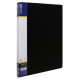 Папка-швидкозшивач, А4, з пружинним механізмом CLIP A та карманом, чорна, TM Economix