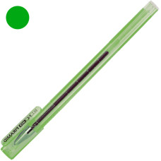 Ручка гелева, лінія 0.5мм, зелена, Piramid, TM Economix
