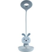 Лампа настільна, LED, з акумулятором, Bunny, білий, TM Kite