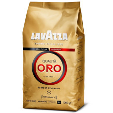 Кава в зернах, 1кг, 100% Арабіка, Qualita Oro, ТМ Lavazza