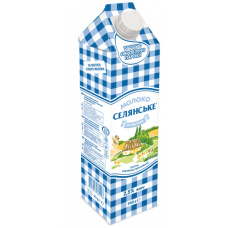 Молоко ультрапастеризоване, жирність 2.5%, 950г, Особливе, ТМ Селянське