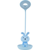 Лампа настільна, LED, з акумулятором, Bunny, блакитний, TM Kite