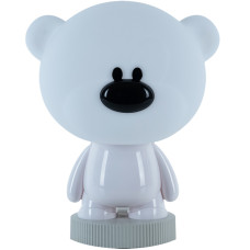 Світильник-нічник, LED, з акумулятором, 280х230х180мм, Bear, білий, TM Kite