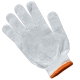 Рукавички захисні, долоня-крапка, щільність 3 нитки, білі, БАВ70%/ПЕ30%