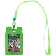 Бейдж на шнурку, 75х125мм, вертикальний, зелений, TM Kite