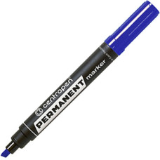 Маркер перманентний, лінія 1-4мм, клиноподібний, синій, 8576, TM Centropen