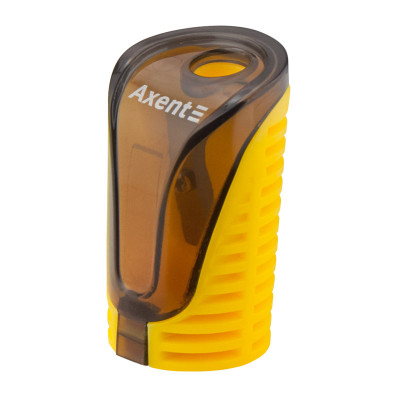 Точилка з контейнером, пластикова, асорті, Skyfall, TM Axent