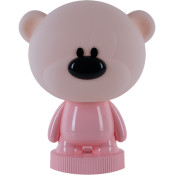 Світильник-нічник, LED, з акумулятором, 280х230х180мм, Bear, рожевий, TM Kite