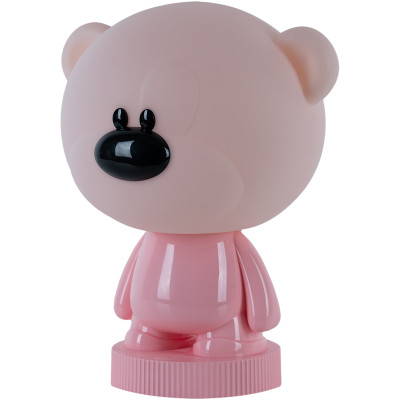 Світильник-нічник, LED, з акумулятором, 280х230х180мм, Bear, рожевий, TM Kite