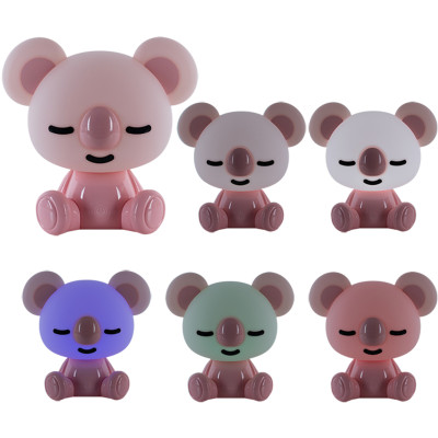 Світильник-нічник, LED, з акумулятором, 250х255х170мм, Koala, рожевий, TM Kite