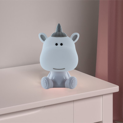 Світильник-нічник, LED, з акумулятором, 300х195х180мм, Unicorn, білий, TM Kite