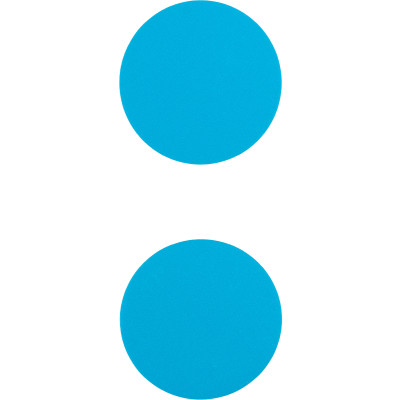 Набір значків світловідбиваючих, 2шт, блакитні, TM Kite