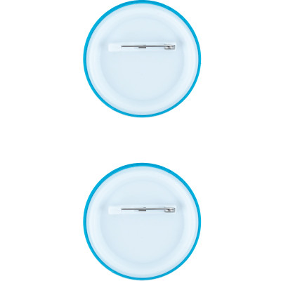 Набір значків світловідбиваючих, 2шт, блакитні, TM Kite