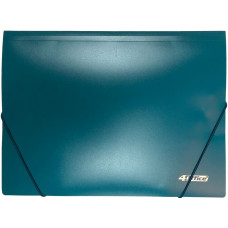 Папка на гумках, А4, пластикова, зелена, TM 4Office