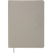 Щоденник датований 2026р, A5, 336стр, кремовий блок, обкладинка сіра, MORANDI STYLE, ТМ Buromax