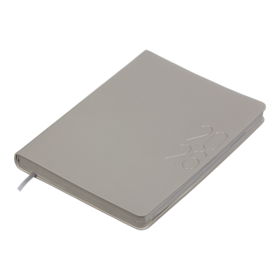 Щоденник датований 2026р, A5, 336стр, кремовий блок, обкладинка сіра, MORANDI STYLE, ТМ Buromax