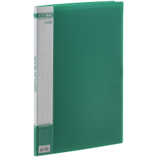 Папка з 10 файлами, А4, зелена, TM Buromax