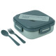 Ланчбокс з розділювачем, 1100мл, зелений, TM Kite