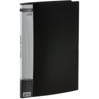 Папка з 10 файлами, А4, чорна, TM Buromax