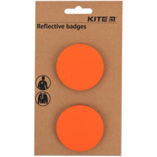 Набір значків світловідбиваючих, 2шт, помаранчеві, TM Kite