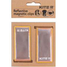 Набір магнітних кліпс, світловідбиваючих, персикові, TM Kite