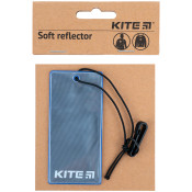 Підвіска світловідбиваюча, м'яка, прямокутна, синій індіго, TM Kite