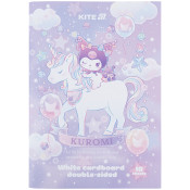 Картон білий, A4, 10арк, двосторонній, Kuromi, TM Kite