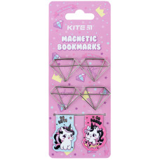 Набір магнітних закладок з фігурними скріпками, Diamond, TM Kite