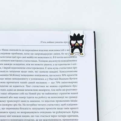 Набір магнітних закладок з фігурними скріпками, Bad Badtz-Maru, TM Kite