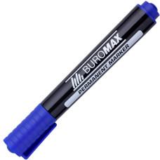 Маркер перманентний, лінія 2-4мм, синій, TM Buromax