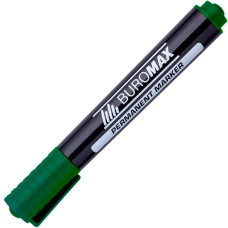 Маркер перманентний, лінія 2-4мм, зелений, TM Buromax
