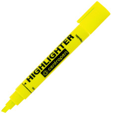 Маркер текстовий, лінія 1-4.6мм, жовтий, Fax, TM Centropen