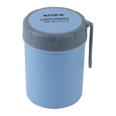 Ланчбокс круглий, 450мл, блакитний, TM Kite