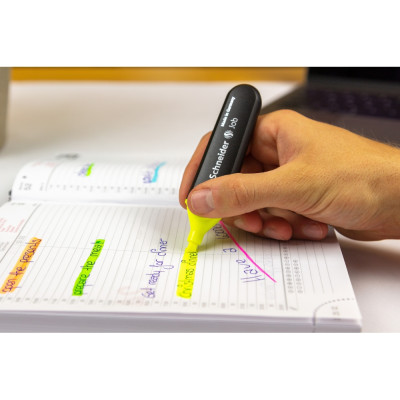 Набір маркерів текстових, лінія 1-5мм, 4 кольори, Job150, TM Schneider