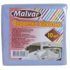 Серветка віскозна, універсальна, 30х30см, 10шт/уп, ТМ Malvar