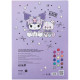Папір кольоровий, А4, двосторонній, 15арк/15кол, Kuromi, TM Kite