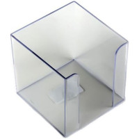 Бокс для паперу, 90х90х90мм, прозорий, ТМ Арніка