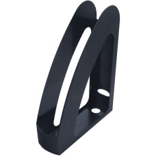 Лоток вертикальний, 310х250х70мм, пластиковий, чорний, ТМ Арніка