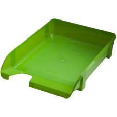 Лоток горизонтальний, 360х270х68мм, пластиковий, салатовий, Компакт, ТМ Арніка