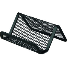 Підставка для візиток, 95x80x45мм, металева, чорний, TM Buromax