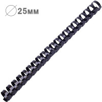 Пружина пластикова, d=25 мм, чорна, 50шт/уп, TM Axent