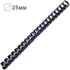 Пружина пластикова, d=25 мм, чорна, 50шт/уп, TM Axent