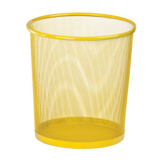 Кошик для паперів, 12л, круглий, металевий, жовтий, KIDS Line, TM ZiBi