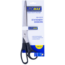 Ножиці офісні, 255мм, чорний, TM Buromax