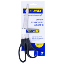 Ножиці офісні, 210мм, чорний, TM Buromax