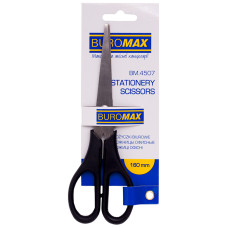 Ножиці офісні, 160мм, чорний, TM Buromax