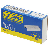 Скоби для степлера, №10, 1000шт, TM Buromax